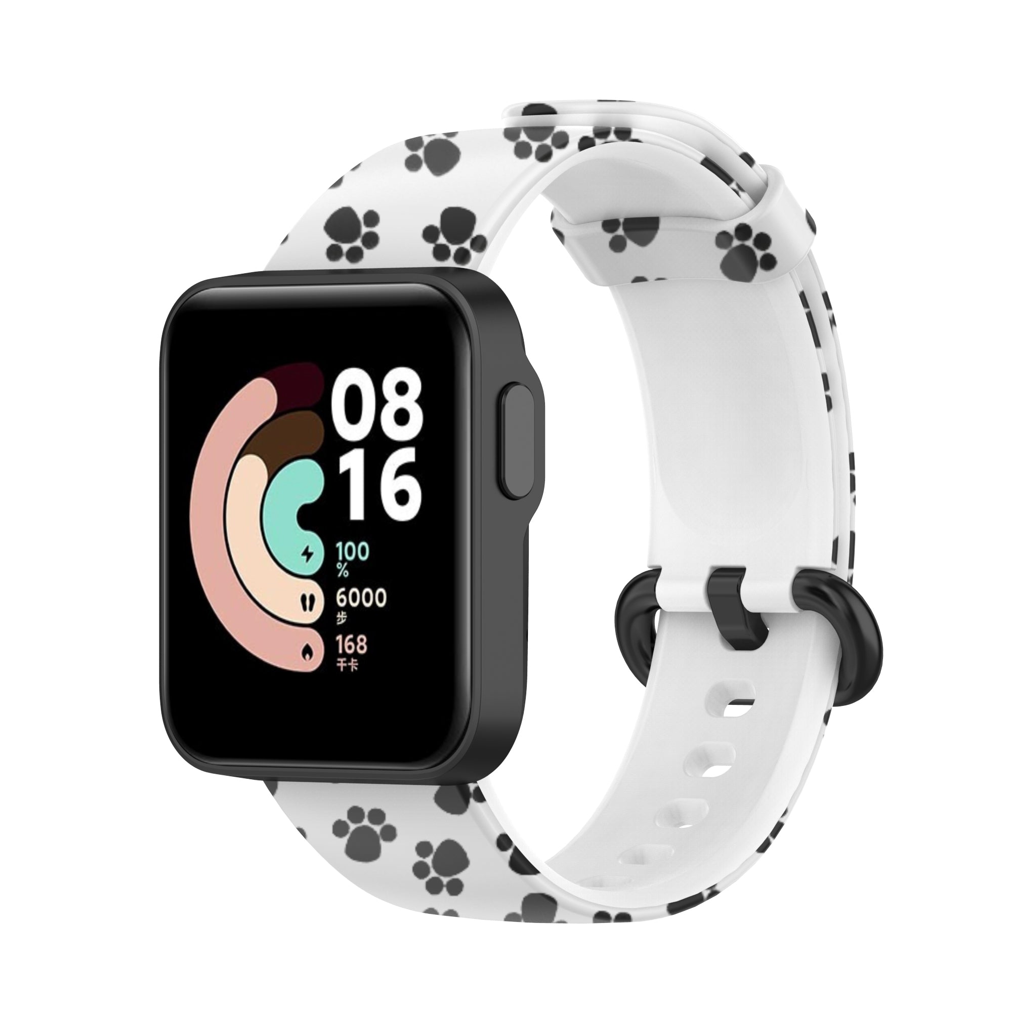Mønstertrykt urrem Silikone Justerbar Smart Watch-rem til Xiaomi Redmi Watch Mi Watch Lite Mønstertrykt urrem Silikone Justerbar Smart Watch-rem til Xiaomi Redmi Watch Mi Watch Lite